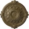 Ekena Millwork Hamilton Ceiling Medallion (Fits Canopies up to 3 3/4"), 17 3/8"OD x 1 3/4"P, Mississippi Mud CM17HAMMF - alternate 1
